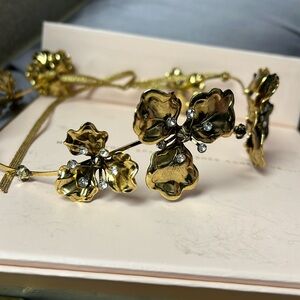 Twigs and honey gold wreath